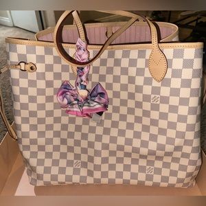 Louis Vuitton Neverful GM Rose Ballerine with bandeau